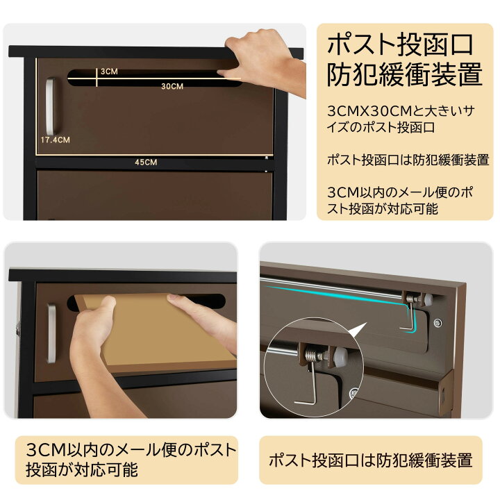 楽天市場】(組立作業必要品) TOOLS LIFE 宅配ボックス（中）THBOX-2 