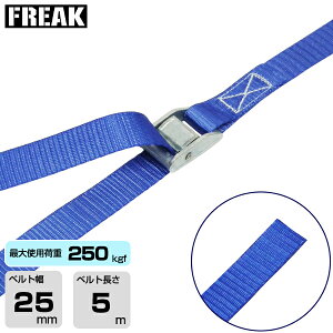 FREAK ג߃xg GhX250kgf 25mm×5m (75016) | t[N gbN ݋ XOxg ݌ d@xg N[ oh ʊ| ז݂グ ^ ݂グ グ xg