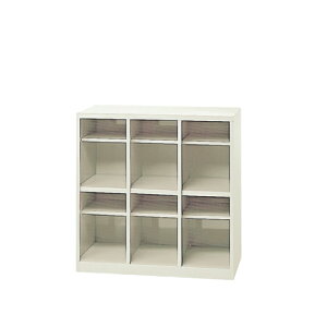 生興 シューズボックス オープンタイプ SB-6 (001416) ニューグレー (重量:27kg) | 学校用品 靴箱 くつ箱 下駄箱 オフィス家具 扉 棚 収納ボックス シューズラック オフィス 収納 ケース 収納ケース