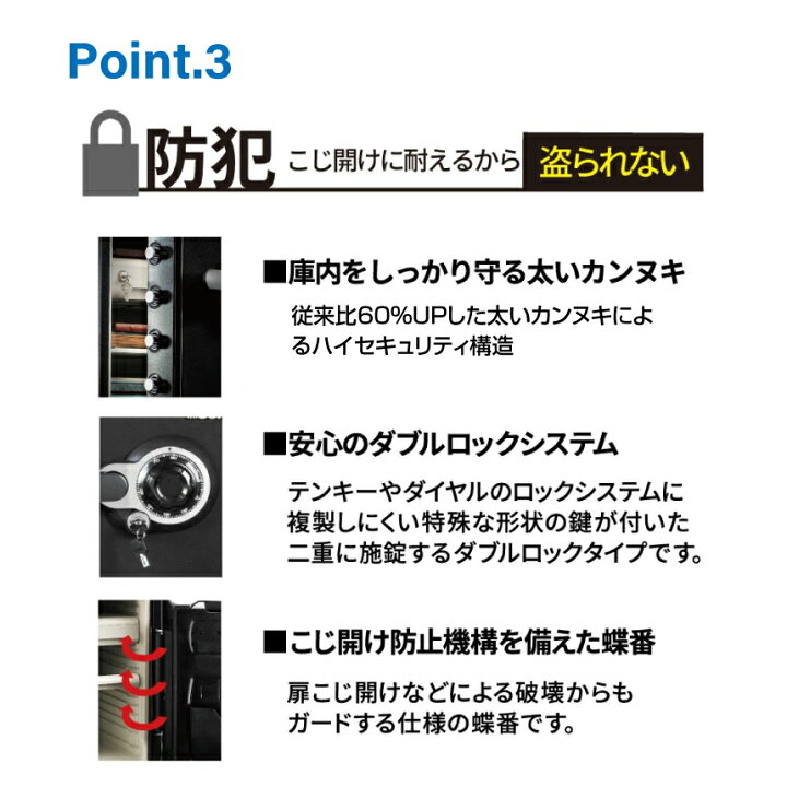 楽天市場】即納可 テンキー式 耐火・耐水金庫 セントリー sentry 
