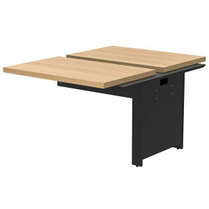 �y�ԏ�n���z�A�[���E�G�t�E���}�J�� �\���[�h �t���[�A�h���X�p�I�v�V���� �f�X�NII ���A W1000×D1400 �I�[�N×�u���b�N�r (�d�ʁF41.5kg) RFTFT2-1014ADOA-BL | �A�[���G�t���}�J�� �I�t�B�X ������ 