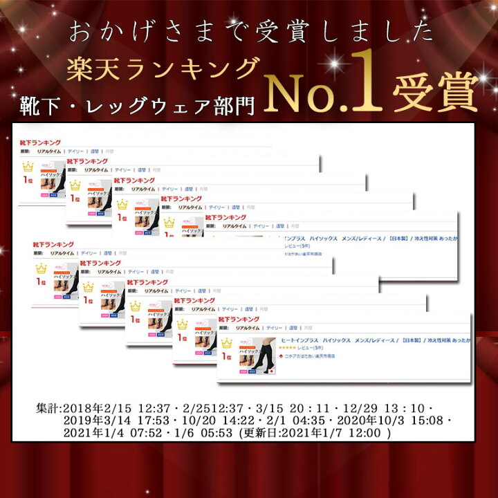 楽天市場 楽天1位 ヒートインプラス ハイソックス レディース やわらかタイプ 日本製 冷え性対策 あったか 保温 くつした ゆったり 暖かい 冷え取り 温活 暖かい ブラック オフホワイト マスタード ローズ カーキ ニチアミはだあい楽天市場店