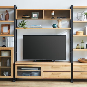 ★ P3倍 マラソン期間限定 ★ テレビ台 テレビボード 完成品 大川家具 収納 TV台 テレビラック テレビキャビネット おしゃれ TVボード ハイタイプ 高さ調整可能 ナチュラル 北欧風 北欧インテ