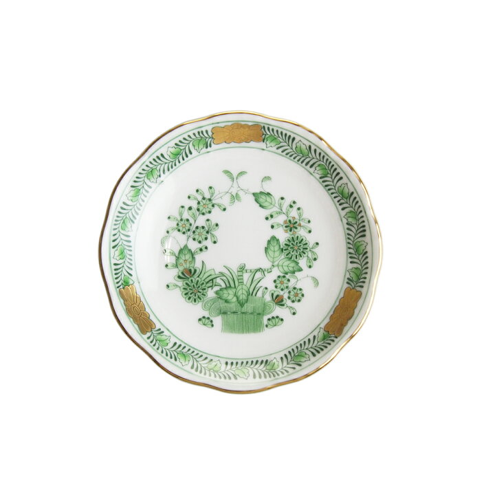 楽天市場】ヘレンド (HEREND) FV インドの華グリーン ミニプレート8.5 