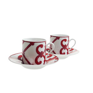 エルメス (HERMES) ガダルキヴィール コーヒーカップ&ソーサーペア 100ml 11017P
