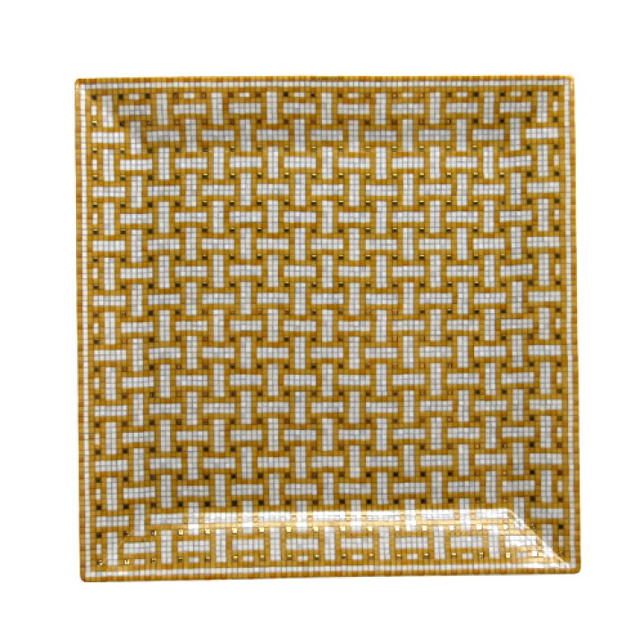 楽天市場】エルメス (HERMES) モザイク 24 スクエアプレート 19×19cm 