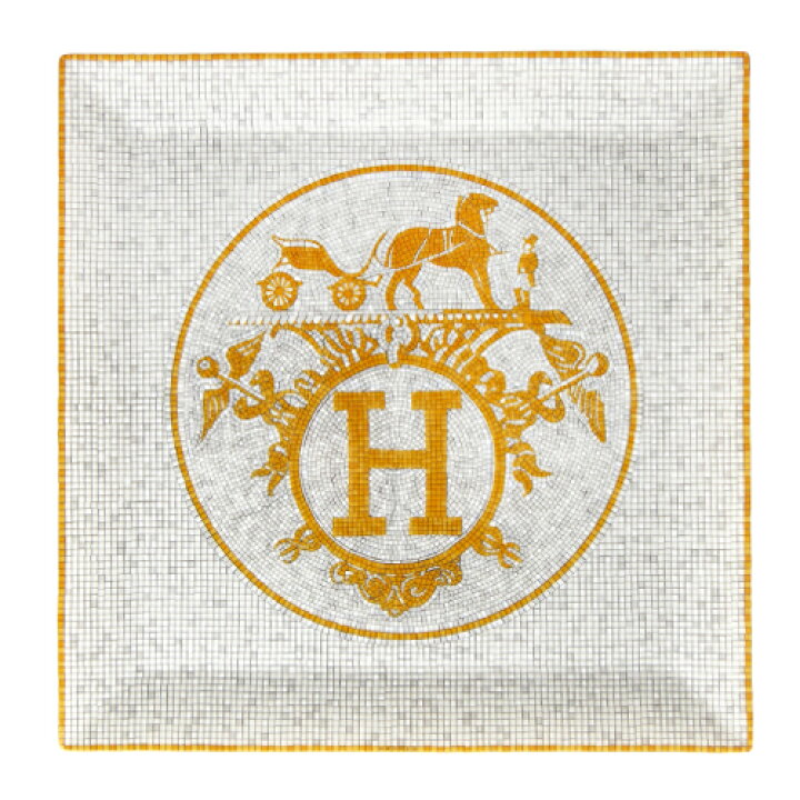 楽天市場】エルメス (HERMES) モザイク 24 スクエアプレート 23×23cm 