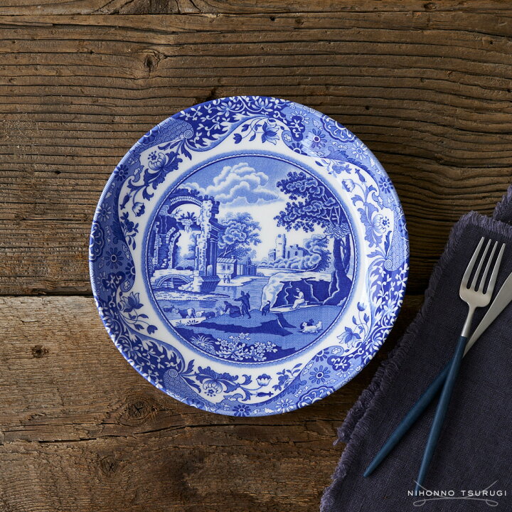 楽天市場】スポード (Spode) ブルーイタリアン パスタディッシュ 