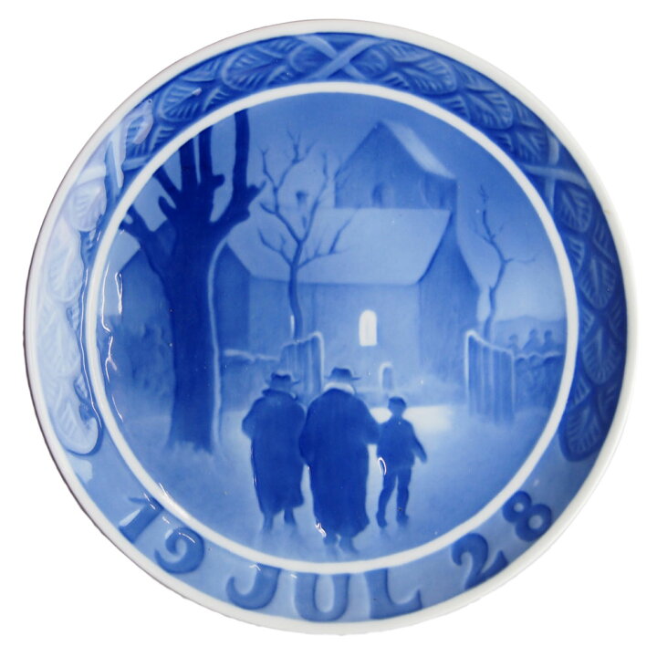 楽天市場】ロイヤルコペンハーゲン イヤープレート 1928年 教会へ  