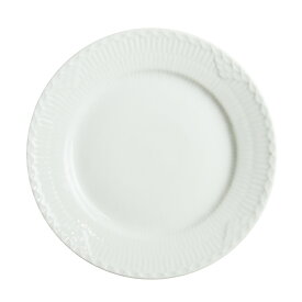 【P15倍★21周年記念感謝祭限定11/14 20:00-12/1 9:59】 ロイヤルコペンハーゲン ホワイトハーフレース プレ−トフラット19cm 1-128-620 (1017293)