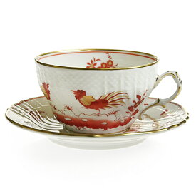 【P15倍★21周年記念感謝祭限定11/14 20:00-12/1 9:59】 ジノリ1735 レッドコック ティーカップ＆ソーサー 240ml 3055 (旧リチャードジノリ)