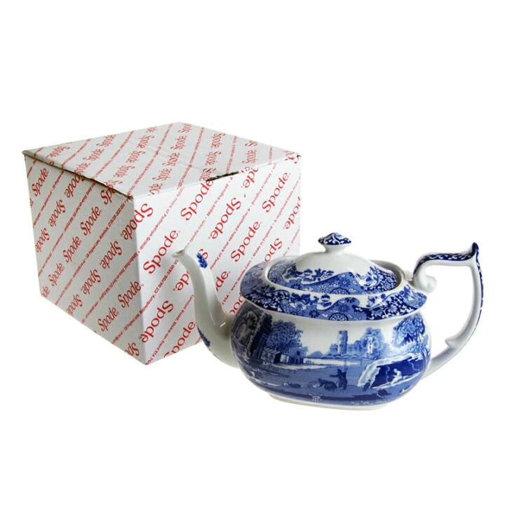 楽天市場】スポード (Spode) ブルーイタリアン ティーポット 1150ml  
