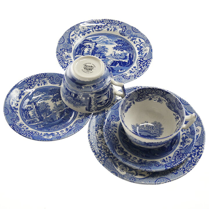 楽天市場】スポード (Spode) ブルーイタリアン ペア ティーセット （2 