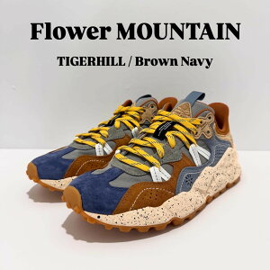 yԕiETCYzK戵XFlower MOUNTAIN@t[}EeTIGER HILL@^CK[qFM101063 Brown/Navy uE lCr[Y@fB[X@AEghAt@bV@^E
