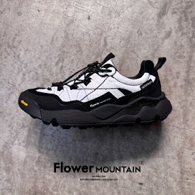【初回返品・サイズ交換送料無料】正規取扱店Flower MONTAIN フラワーマウンテンIWANO2 イワノ2FM100010　White/Black　ホワイト　ブラックメンズ　レディース　防水　アウトドアファッション　トレッキング　ビブラム　vibram　オリジナルソール