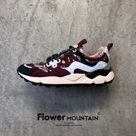 【初回返品・サイズ交換送料無料】正規取扱店Flower MOUNTAIN　フラワーマウンテンYAMANO3　ヤマノ3FM63831　Butterfly_Black　蝶　西陣織メンズ　レディース　アウトドアファッション　軽量　タウンスニーカー　マルチカラー　春　夏