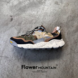 【初回返品・サイズ交換送料無料】正規取扱店Flower MONTAIN フラワーマウンテンIWANO2 イワノ2FM100031　Army black/Beige camo　ブラック　ベージュメンズ　レディース　防水　アウトドアファッション　トレッキング　ビブラム　vibram　オリジナルソール