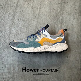 【初回返品・サイズ交換送料無料】正規取扱店Flower MOUNTAIN　フラワーマウンテンYAMANO3　ヤマノ3FM63783　Gray-Petrol Zucca　グレーメンズ　レディース　アウトドアファッション　軽量　タウンスニーカー　マルチカラー　春　夏