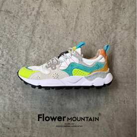 【初回返品・サイズ交換送料無料】正規取扱店Flower MOUNTAIN　フラワーマウンテンYAMANO3　ヤマノ3FM63758　Limi White　リミ　ホワイトメンズ　レディース　アウトドアファッション　軽量　タウンスニーカー　マルチカラー　春　夏