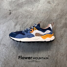 【初回返品・サイズ交換送料無料】正規取扱店Flower MOUNTAIN　フラワーマウンテンYAMANO3　ヤマノ3FM63778　Navy　ネイビーレディース　アウトドアファッション　軽量　タウンスニーカー　マルチカラー　春　夏