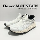【初回返品・サイズ交換送料無料】正規取扱店FloweMOUNTAIN　フラワーマウンテンHONEY COMB　ハニカムFM31002 White　ホワイトスリッポン　メッシュ　通気性　白　厚底　軽量　メンズ　レディース　タウンスニーカー