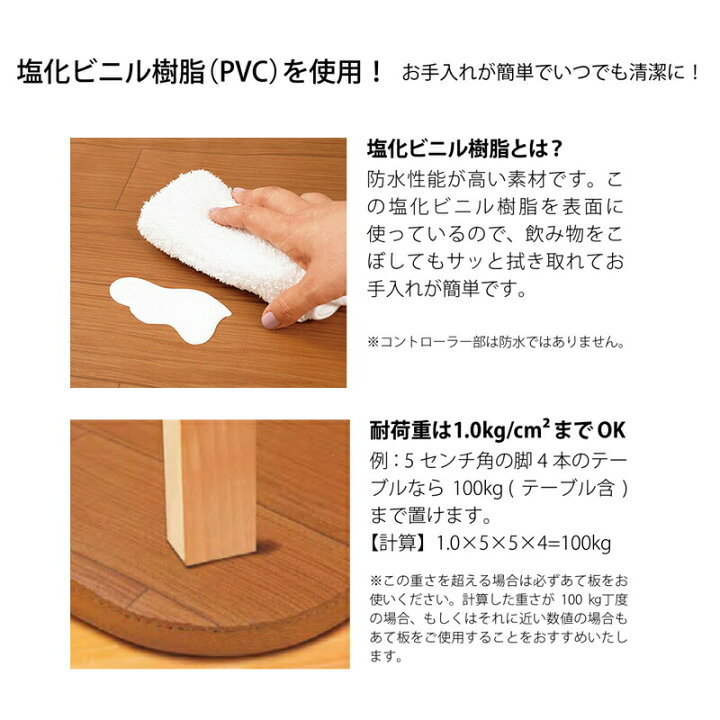 楽天市場】広電 防水 ホットキッチンマット フローリング調 CWM120H-BW 