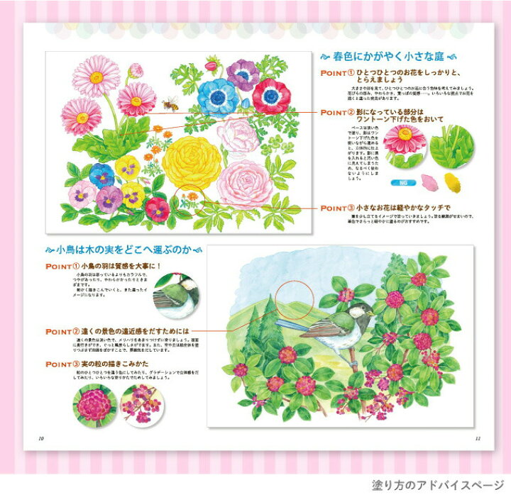 楽天市場 00円クーポン配布中 塗り方がわかるガイドブックつき 花をえがこう やさしい水彩ぬりえセット 36色パレット付 魔法のぬりえ 塗絵 固形水彩絵具パレット 筆つき ドライヤーで 温めると下絵が消える 絵の具付き塗り絵セット 絵具つき ぬり絵 ぬりえ