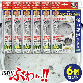 6個セット 日本製 洗濯槽クリーナー スピードキング 6個組 お得 洗たく槽クリーナー 大容量 SPEED King 洗濯槽洗剤 洗濯槽 汚れ カビ におい スッキリ 縦型 ドラム式 業務用 強力 洗剤 洗濯槽洗浄 洗濯機 洗濯槽 界面活性剤不使用 塩素不使用 SPEED KING