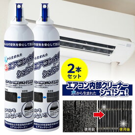 【2本セット】水から生まれた新時代のエアコンクリーナー 界面活性剤を一切使わない電解アルカリ水が主成分 赤ちゃんやペットのいる部屋にも 水から生まれた優しさと洗浄力 洗い流し不要！成分は水だからエアコンを傷めずクリーンな風に 業者いらずでコスパ抜群！