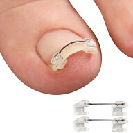 巻き爪ワイヤーガード 一般医療機器 本体2個+保護テープ60枚セット 巻き爪サポーター 巻爪矯正器具 巻爪…