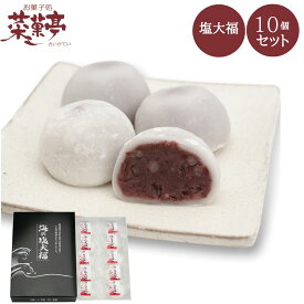 2026 塩大福 10個入 大福 冷凍発送 甘さ控えめ 新潟県 もち米使用 土産 和菓子 喜ばれる 贈り物 ありがとう 誕生日 プレゼント 粒あん プチ お茶うけ 和スイーツ お菓子 後味サッパリ 高級 人気 餅 おすすめ ギフト 大福 取り寄せ ランキングお中元 ギフト