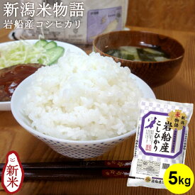 【令和7年産★新米】米物語 岩船産コシヒカリ ｜米 お米 5kg 送料無料 コシヒカリ新潟 こしひかり 白米 新潟 旧朝日村 ギフト 内祝い お返し お祝い 贈答品 贈り物 プレゼント 賞品 景品 お礼