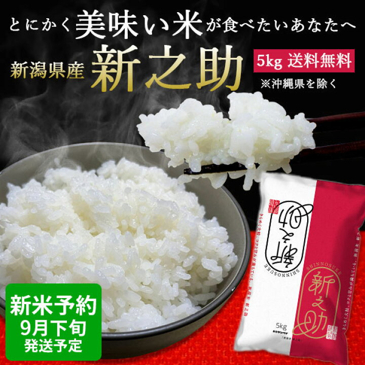 楽天市場】【令和4年産新米予約】新潟産新之助 5kg |米 5kg 送料無料 コシヒカリ新潟 こしひかり 白米 お米 しんのすけ 新潟 ブランド米 ギフト 内祝い お返し お祝い 贈答品 贈り物 プレゼント 賞品 景品 お礼 お中元 お歳暮 令和4年産 父の日 : 新潟のお米専門店 ... 楽天市場】【令和4年産新米予約】新潟産新之助 5kg |米 5kg 送料無料 コシヒカリ新潟 こしひかり 白米 お米 しんのすけ 新潟 ブランド米 ギフト 内祝い お返し お祝い 贈答品 贈り物 プレゼント 賞品 景品 お礼 お中元 お歳暮 令和4年産 父の日 : 新潟のお米専門店 ...