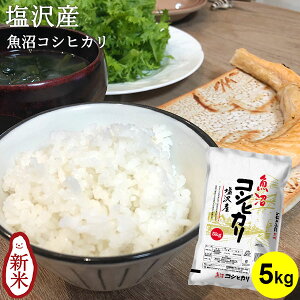 【令和7年産★新米】魚沼コシヒカリ 塩沢産 | 米 お米 5kg 送料無料 白米 新潟 魚沼産 コシヒカリ ギフト 内祝い 出産内祝い 結婚内祝い お返し 快気祝い 出産祝い 結婚祝い 贈答品 贈り物 プ