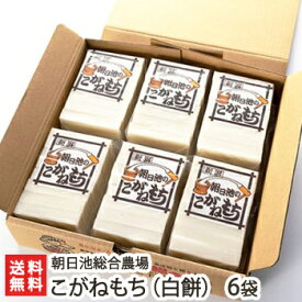 朝日池のこがねもち詰め合わせ こがねもち（白餅） 6袋 朝日池総合農場【餅/もち/モチ/お餅/切り餅/角餅/新潟産/コガネモチ】【お土産/手土産/プレゼント/ギフトに！贈り物】【送料無料】