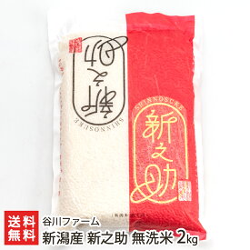 【令和5年度米】新潟産 新之助 無洗米2kg 谷川ファーム【しんのすけ/ライス/白米/うるち米/あっさり/お取り寄せ】【お土産/手土産/ギフトに！贈り物】【送料無料】 父の日 お中元