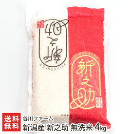 【令和7年度米】新潟産 新之助 無洗米 選べる 2kg 〜 10kg（2kg×5袋） 谷川ファーム しんのすけ ライス 白米 うるち米 あっさり お取り寄せ 新潟県 生産者直送 お取り寄せ ギフト プレゼント 贈り物 送料無料 お中元