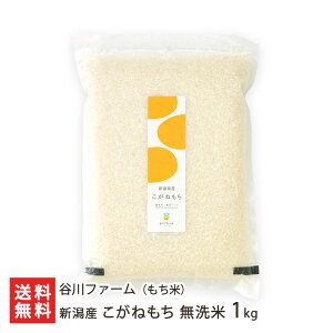 【令和7年度新米】新潟産こがねもち(もち米)無洗米 1kg 谷川ファーム 真空包装 コガネモチ 餅米 もち米の王様 おこわ おはぎ お赤飯 お取り寄せ 新潟県 生産者直送 お取り寄せ ギフト プレ