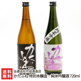 かたふね 特別本醸造・純米吟醸酒 720ml(4合) 2本セット 合資会社竹田酒造店 生産者直送【新潟直送計画 日本酒 清酒 淡麗】【お土産/手土産/プレゼント/ギフトに！贈り物】【送料無料】