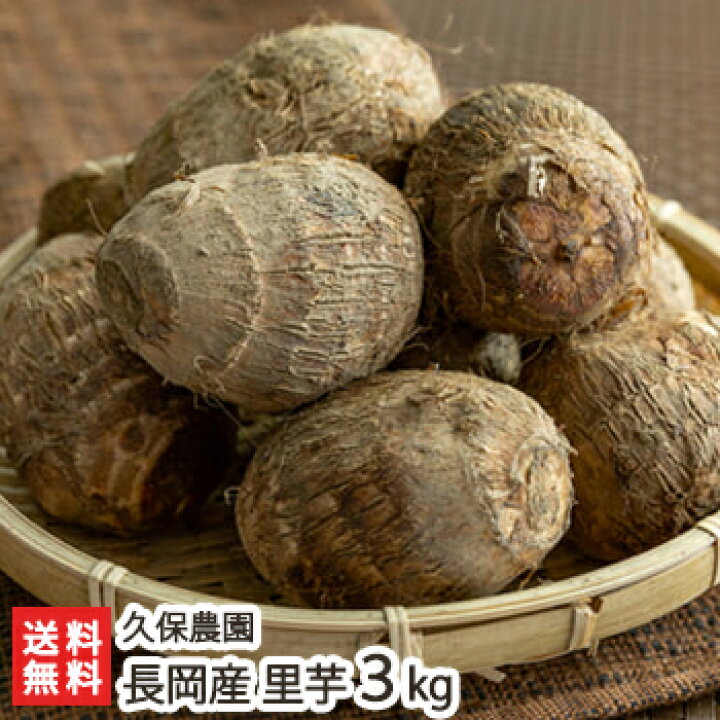 楽天市場 新潟 長岡産 里芋 3kg 久保農園 さといも サトイモ 新潟産 新潟県産 送料無料 新潟直送計画 楽天市場店 楽天市場 新潟 長岡産 里芋 3kg 久保農園 さといも サトイモ 新潟産 新潟県産 送料無料 新潟直送計画 楽天市場店