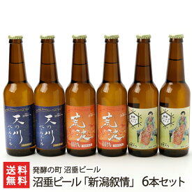 沼垂ビール「新潟叙情」6本セット（天の川ペールエール・荒波IPA・新潟オールドディズ各2本） 発酵の町 沼垂ビール 新潟県産 生産者直送【クラフトビール 無加熱・無ろ過 飲み比べ】【お土産/手土産/プレゼント/ギフトに！贈り物】【送料無料】 父の日 お中元