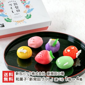 和菓子 新発田づくし 選べる 1箱 or 4箱 新包パック株式会社 新発田工場 上生菓子 練り切り 練切 お茶菓子 お茶請け ずんだ餡 桜餡 手作業 中餡 お盆 お彼岸 新潟県 生産者直送 お取り寄せ ギフト プレゼント 贈り物 送料無料 お歳暮
