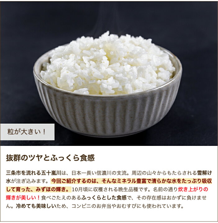 楽天市場】令和6年度産米 新潟県産みずほの輝き 有機JAS認証米（無農薬 