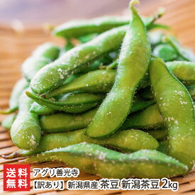 【訳あり】新潟県産 茶豆 新潟茶豆 2kg 2kg×1袋 アグリ善光寺 えだ豆 エダマメ えだまめ ちゃまめ チャマメ 新鮮 お取り寄せグルメ新潟県 生産者直送 お取り寄せ ギフト プレゼント 贈り物