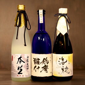 高級日本酒3本セット （大吟醸 白龍本生、純米大吟醸 海穂、純米大吟醸 鳩摩羅什）【酒は百薬の長セット 松】720ml 母の日 退職祝い ギフト プレゼント 男性 女性 上司【新潟地酒 内祝い お返し 結婚祝い 出産祝い 贈り物 お酒】【あす楽】