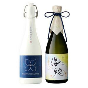 お歳暮 日本酒 ギフト 飲み比べ ギフト 贈り物 プレゼント 男性 女性 上司【純米大吟醸 棚田コシヒカリ幻の酒(柏露)】×【純米大吟醸 海穂】720ml×2本セット 退職祝い 新潟地酒 誕生日 内祝い