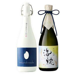 お酒 ギフト 御歳暮 日本酒 飲み比べ ギフト 贈り物 プレゼント 男性 女性 上司【純米大吟醸 棚田コシヒカリ幻の酒(今代司)】×【純米大吟醸 海穂】720ml×2本セット 退職祝い 新潟地酒 誕生日