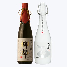 日本酒 飲み比べ 純米大吟醸【柳都】×純米吟醸【amamizu】720ml×2本セット 父の日 退職祝い ギフト プレゼント 男性 女性 上司 【 新潟地酒 誕生日 内祝い お返し 結婚祝い 出産祝い 贈り物 お酒 送料無料 】【あす楽】