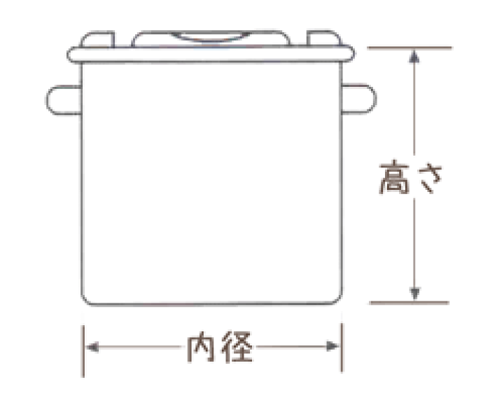楽天市場】18-8ステンレス寸胴鍋目盛付30cm 蓋付 21L 赤川器物 : 新潟