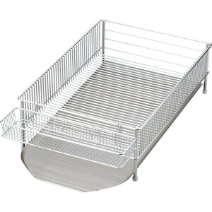 ラバーゼ 水切りかご 大(横置きタイプ) 3点セット DLM-8563